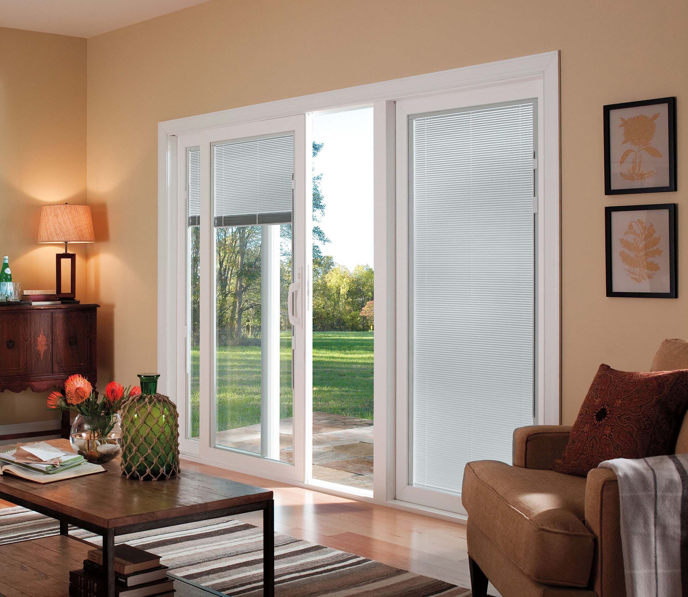 Pella 350 Series Vinyl Sliding Doors Sliding Doors