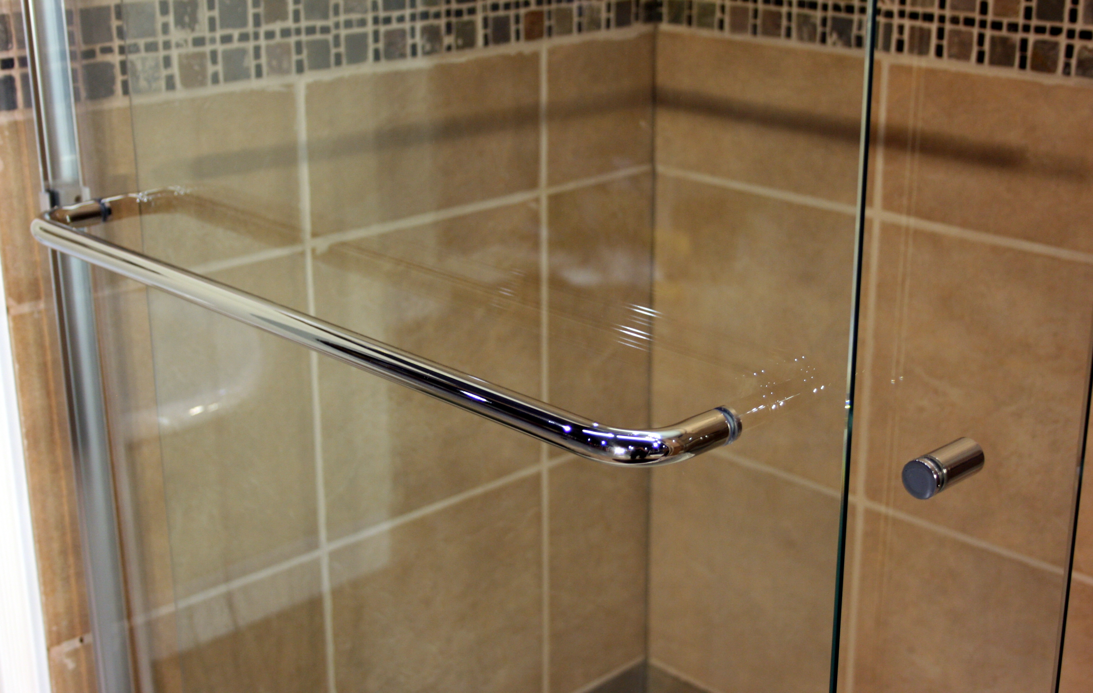 Glass shower door