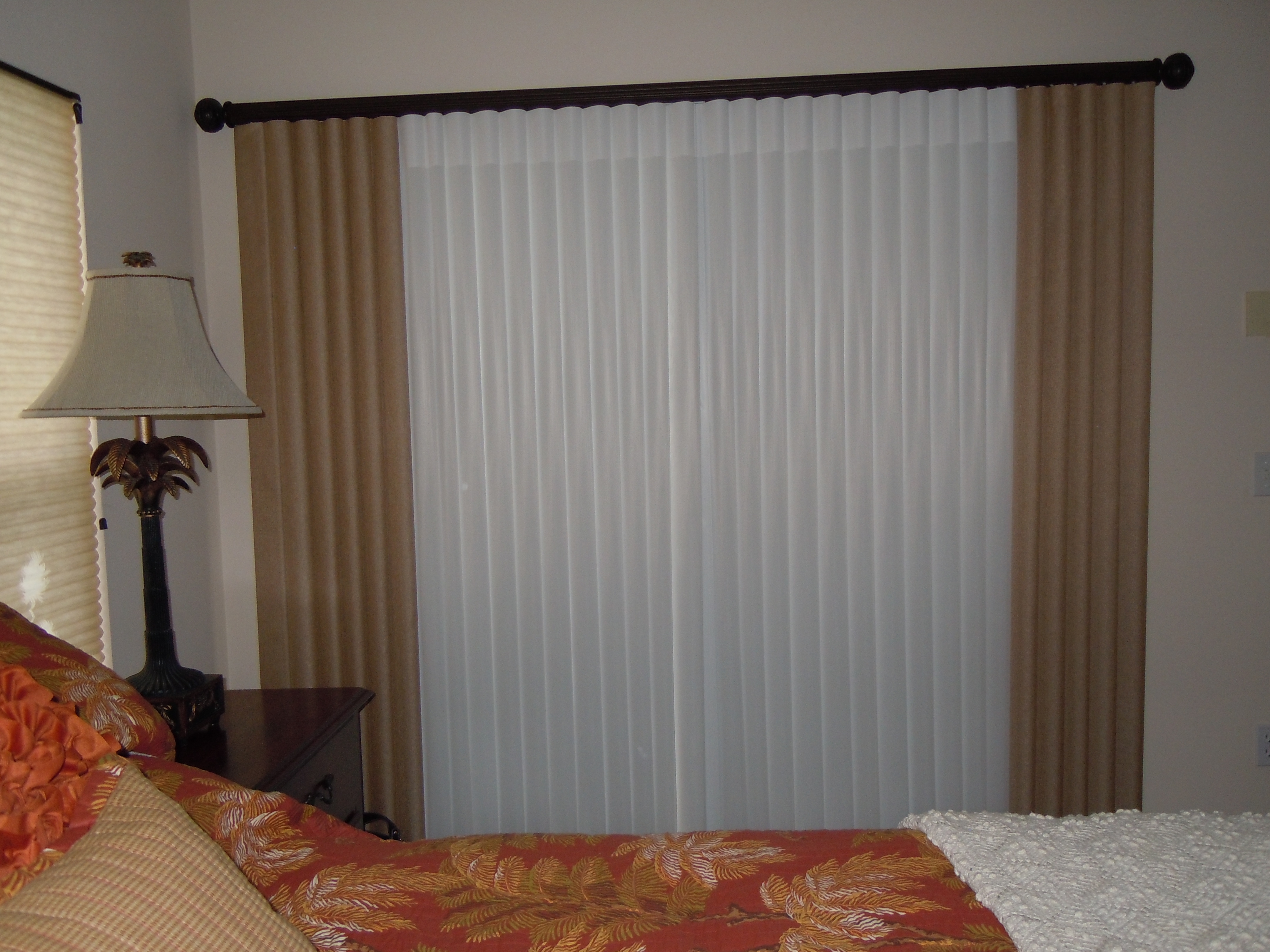 Curtain Rods For Sliding Glass Doors With Vertical Blinds Sliding Doors