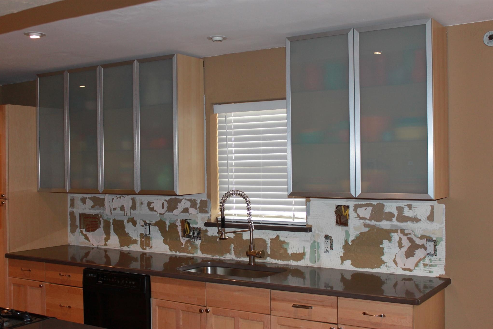 Sliding Glass Door Kitchen Cabinets Sliding Doors