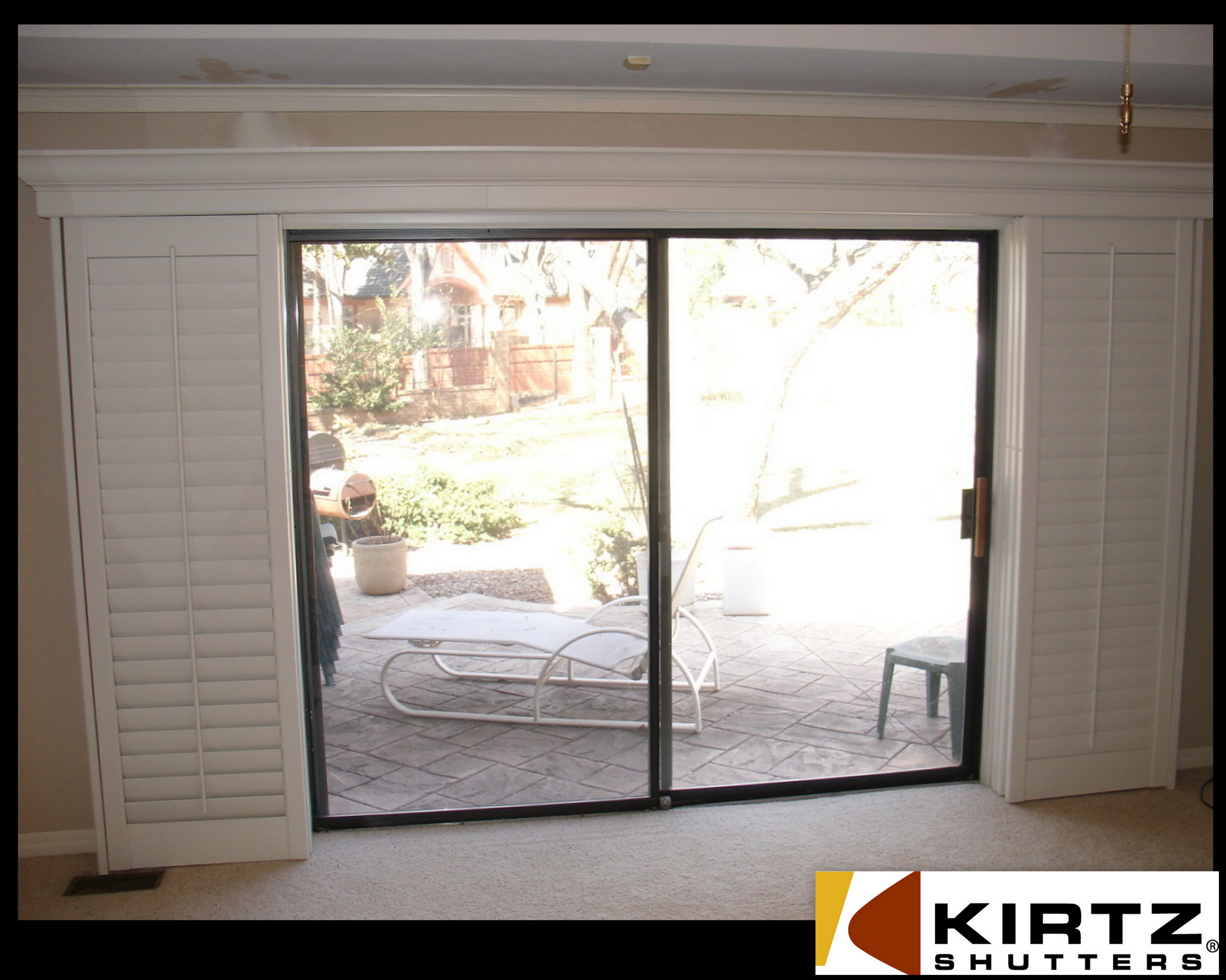 Bypass Plantation Shutters For Sliding Glass Doors