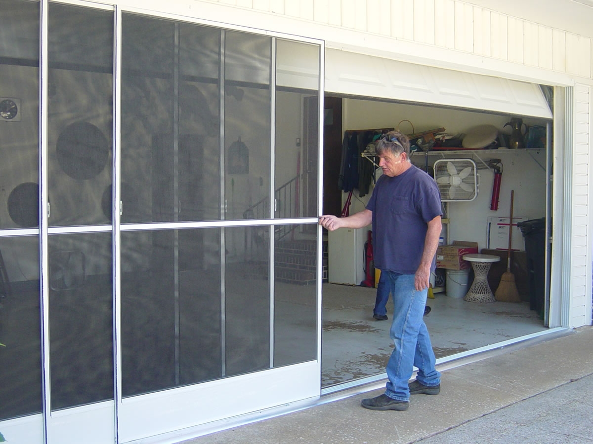 Garage Door Sliding Screen Kit