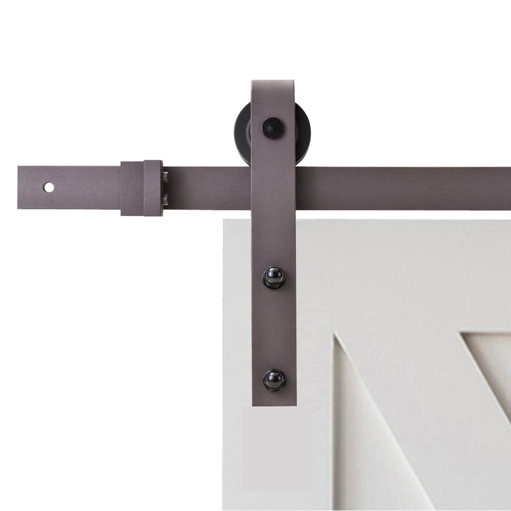 Metal Sliding Door Track Set