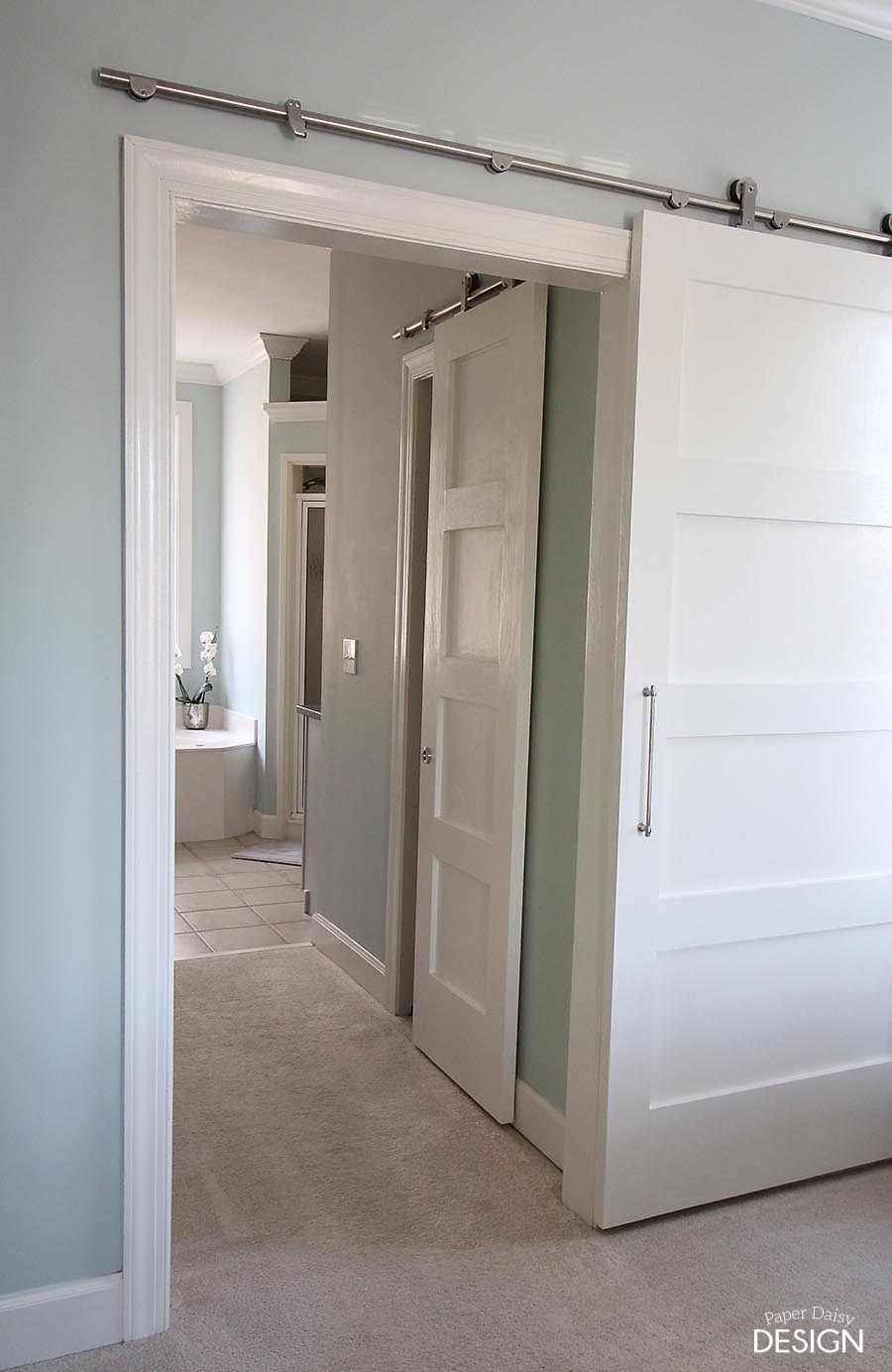 Sliding Barn Door For Bathroom Privacymodern barn doors an easy solution to awkward entries