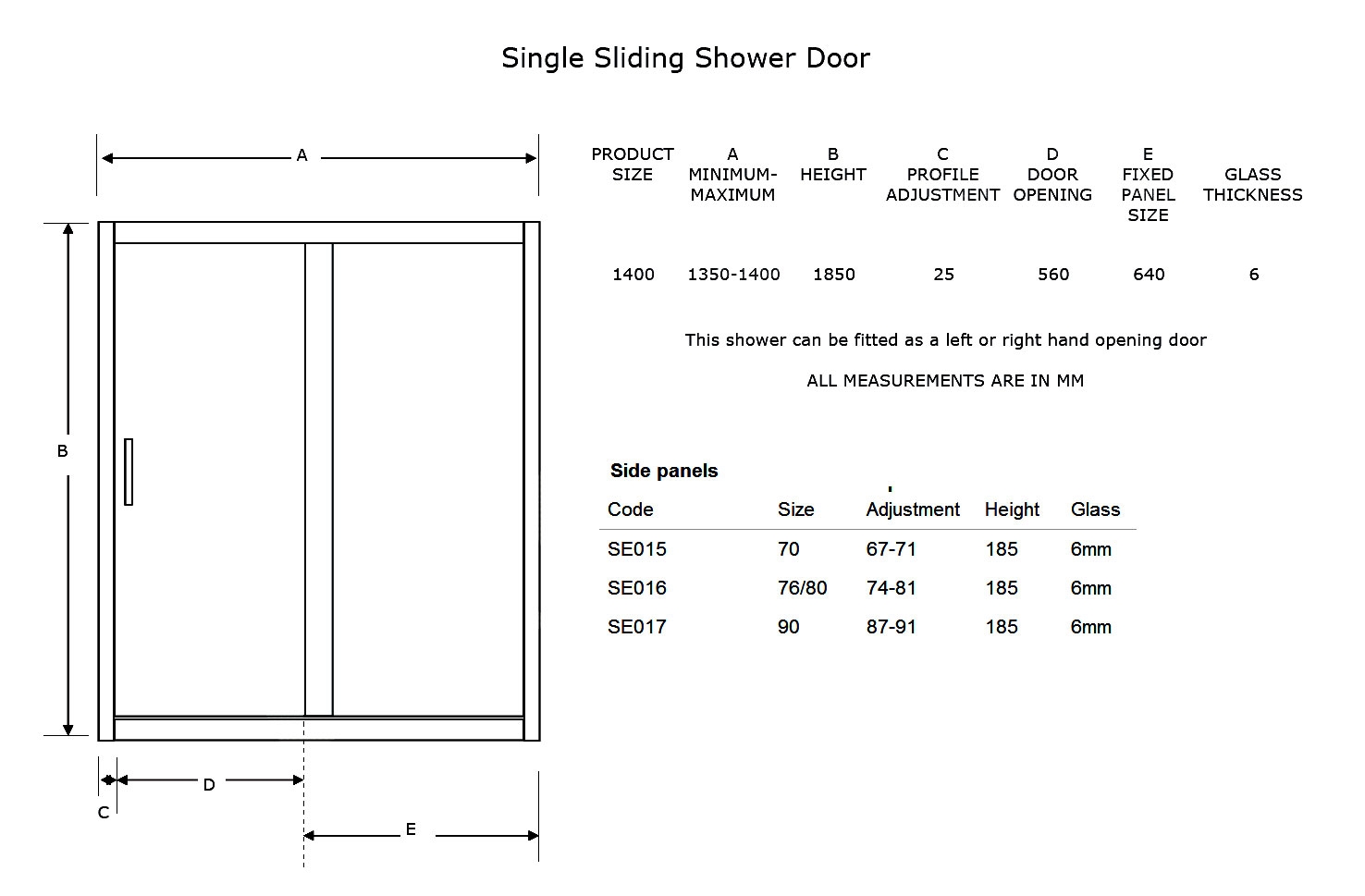 Sliding Glass Door Width Standard