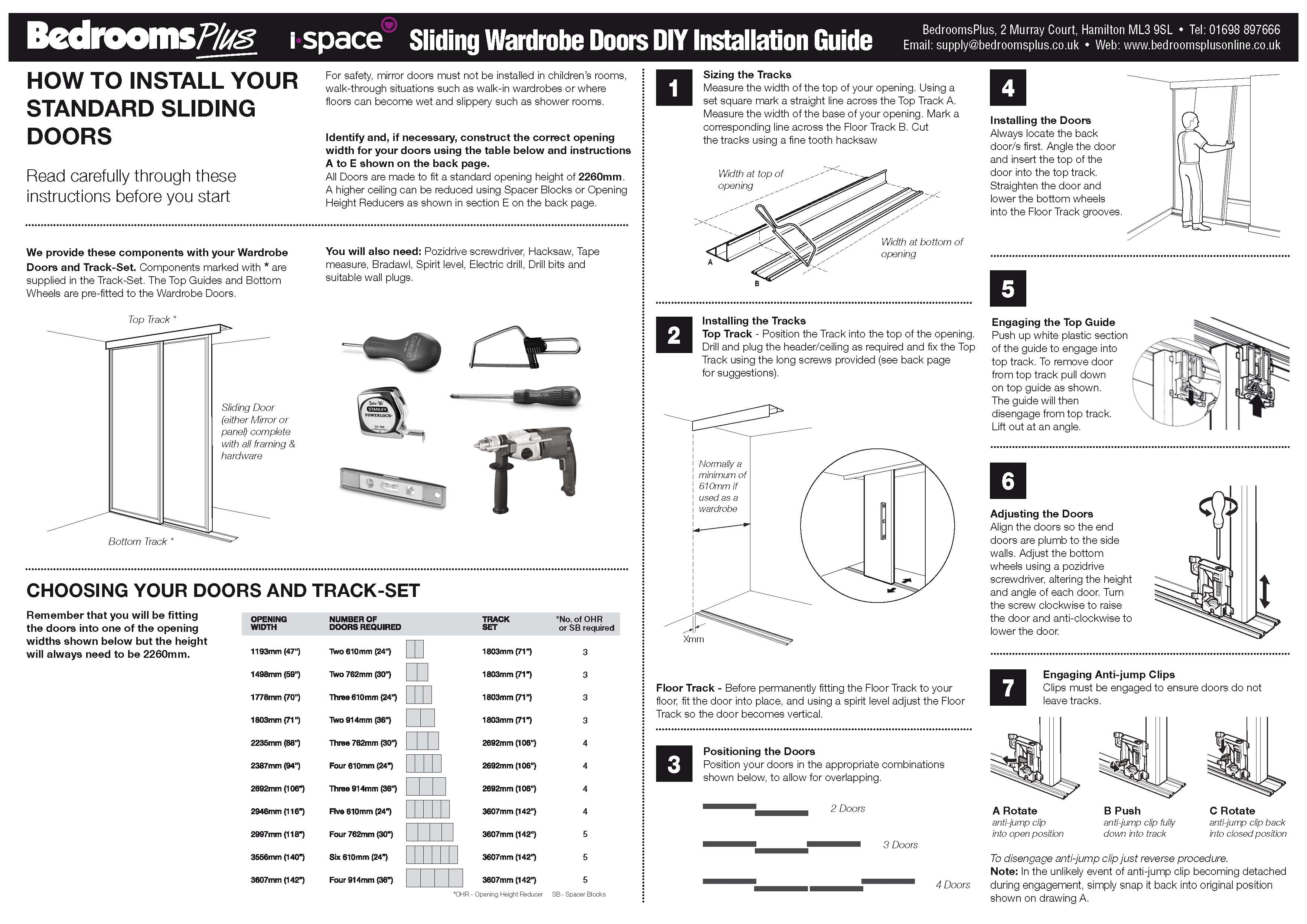 Stanley Sliding Door Track System