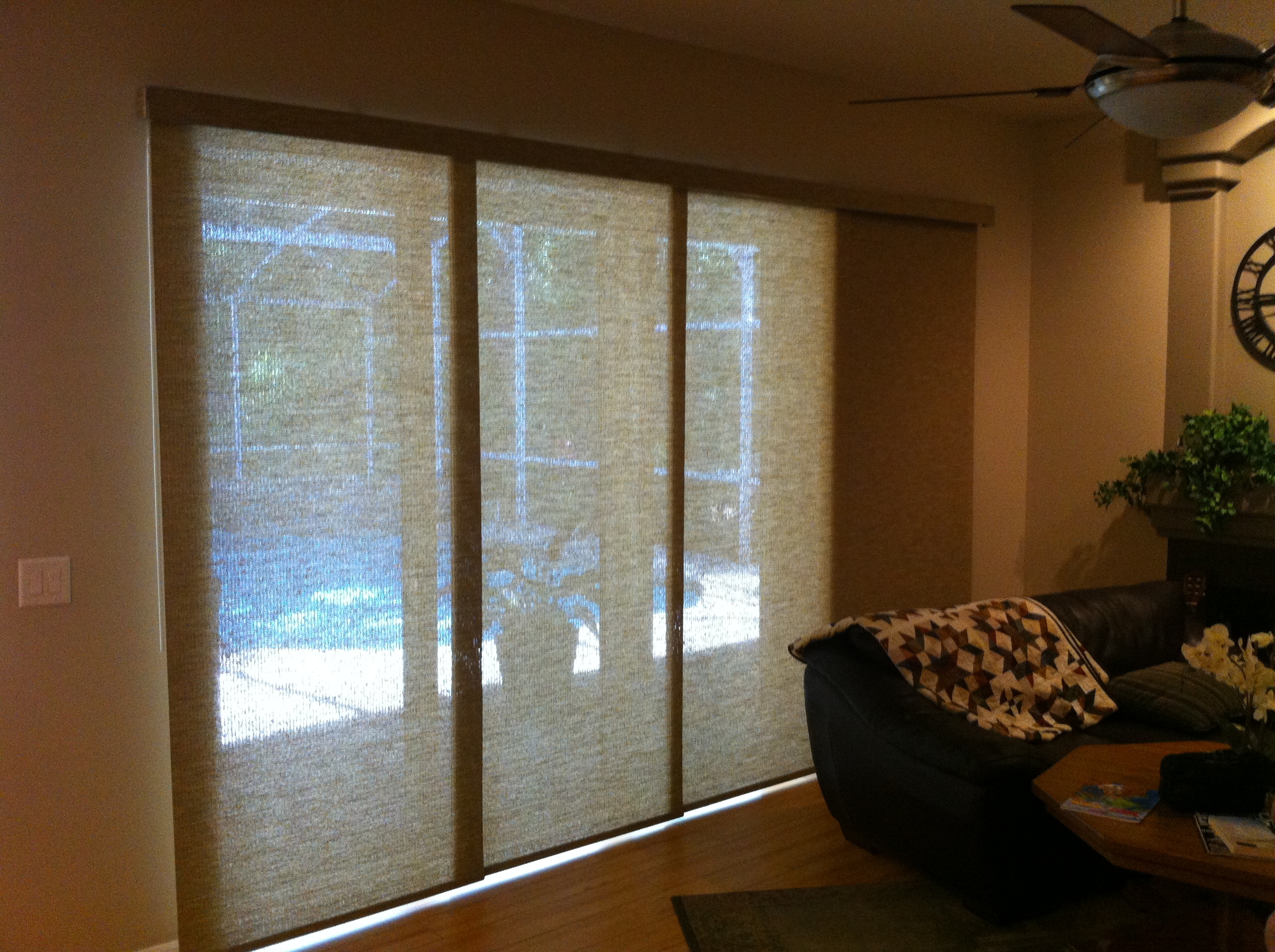 3 Panel Sliding Patio Door With Blinds2592 X 1936