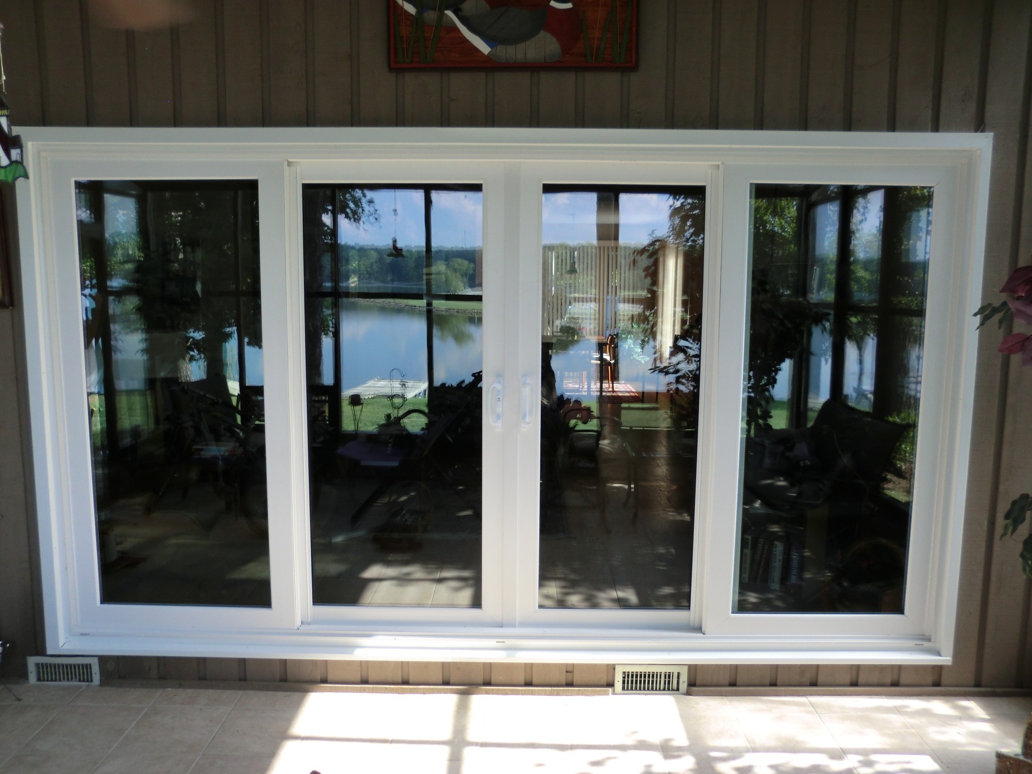 Brown Aluminum Sliding Patio Door2048 X 1536