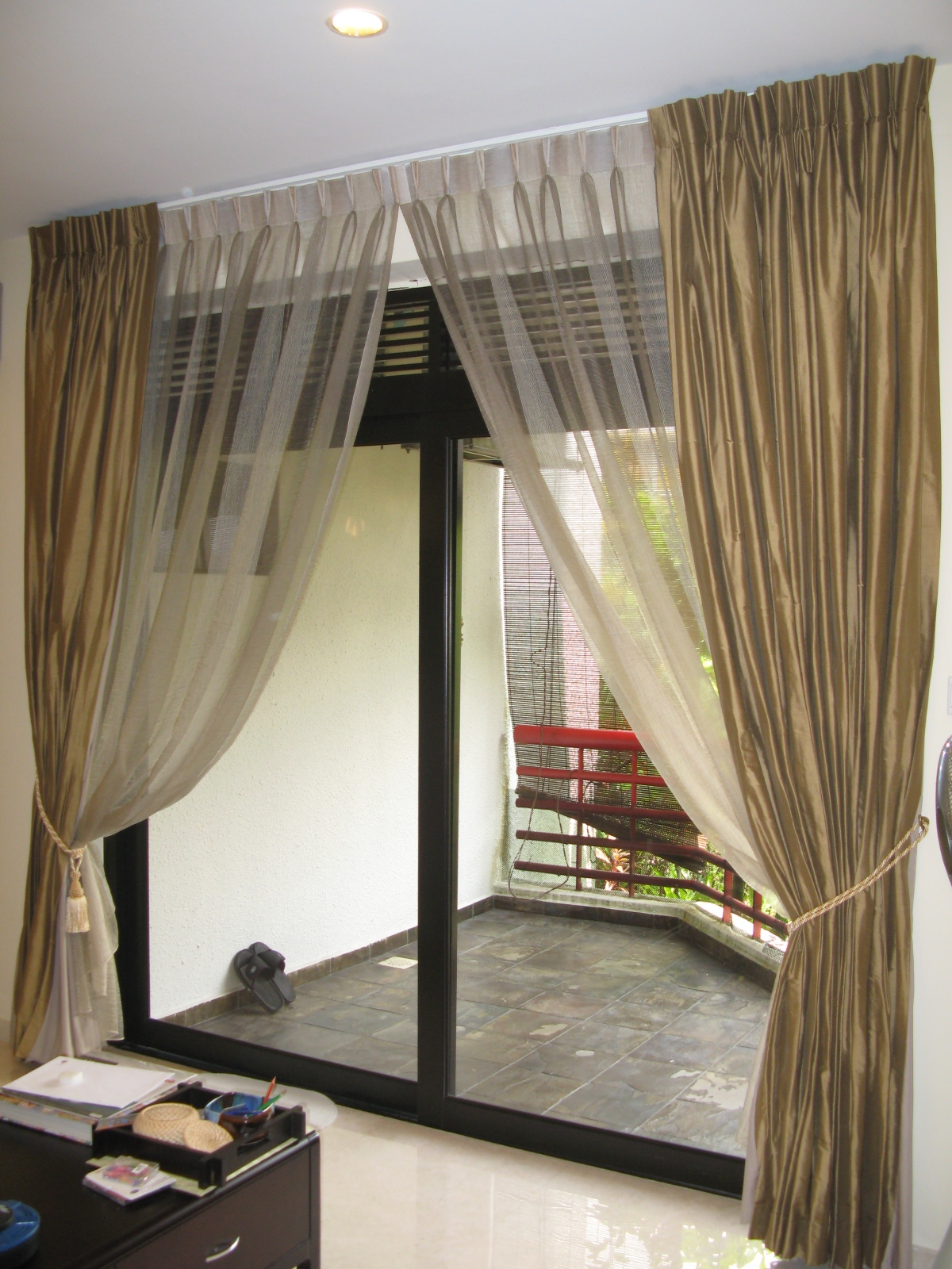 Curtain Ideas For Sliding Doorsstunning patio door curtains contemporary home design ideas