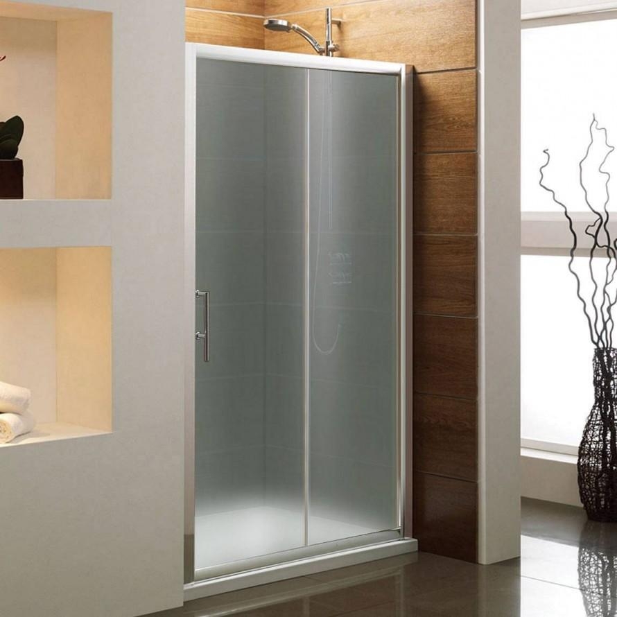 Frosted Sliding Glass Door For Bathroom