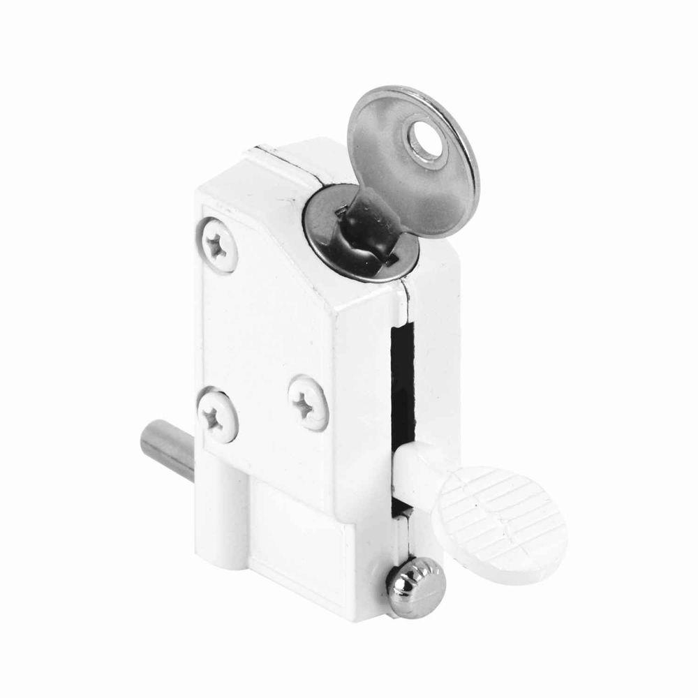 Keyed White Sliding Patio Door Lock1000 X 1000