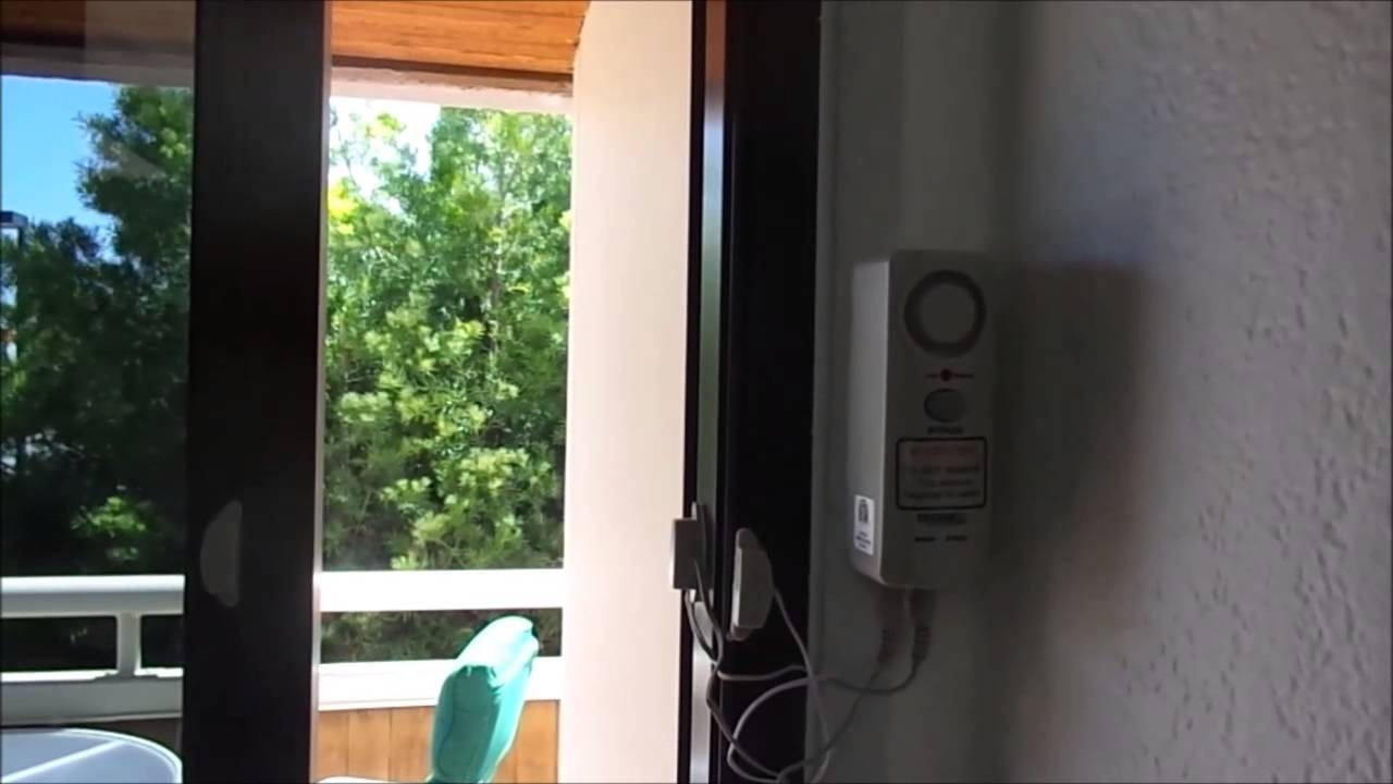Sliding Glass Door Alarm Poola techko pool entry security alarm model s187d with 2 magnetic