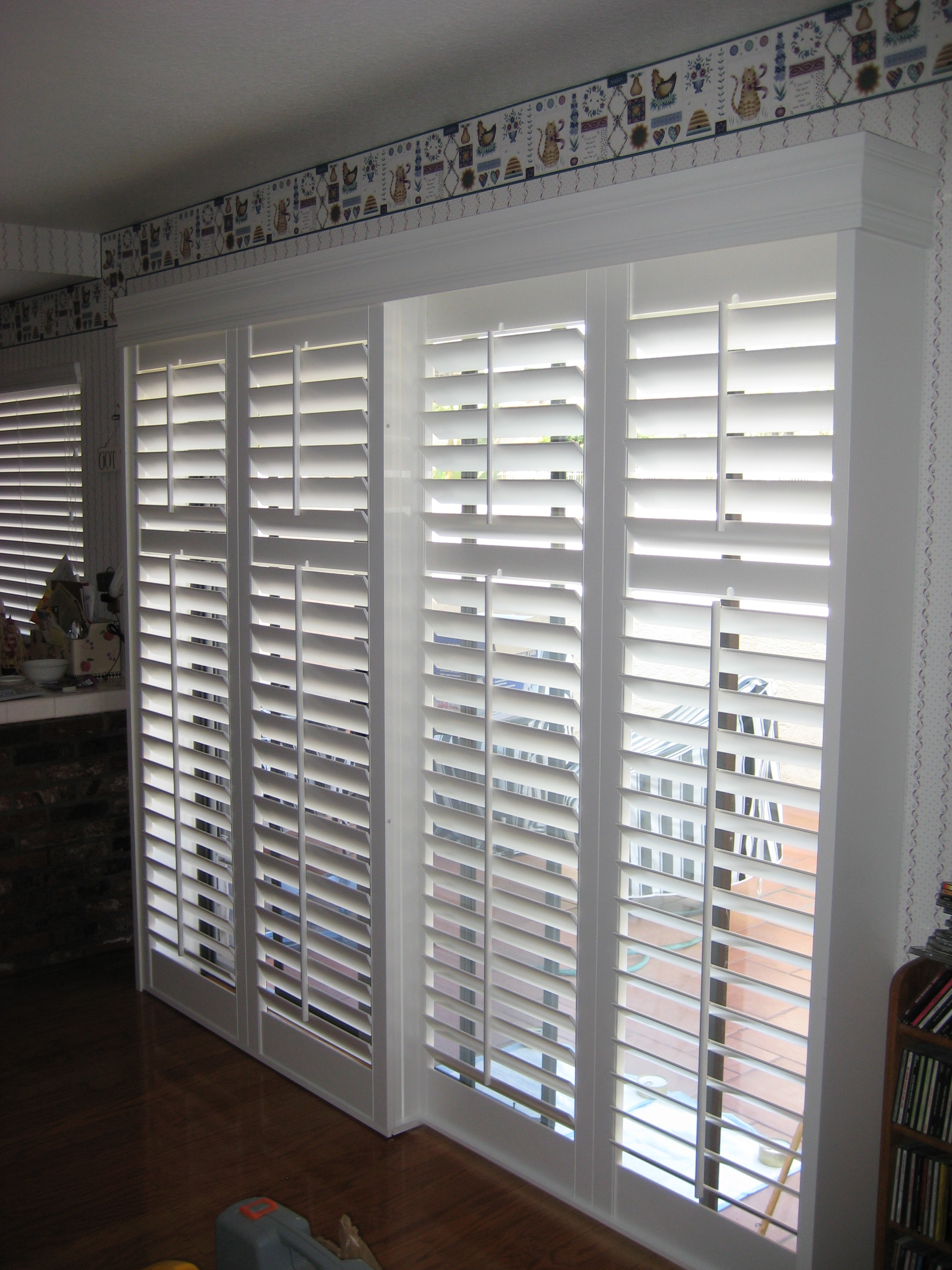 Sliding Wood Shutters For Patio Doors2304 X 3072