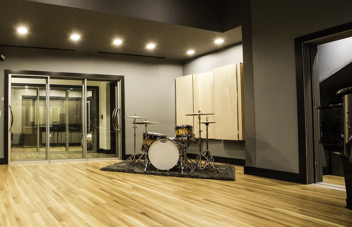 Sound Proof Sliding Glass Doors Recording Studio