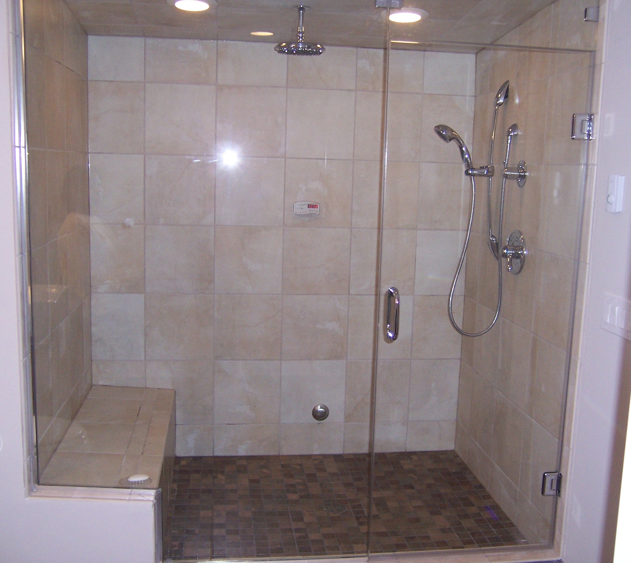 Ceiling Mounted Sliding Shower Door