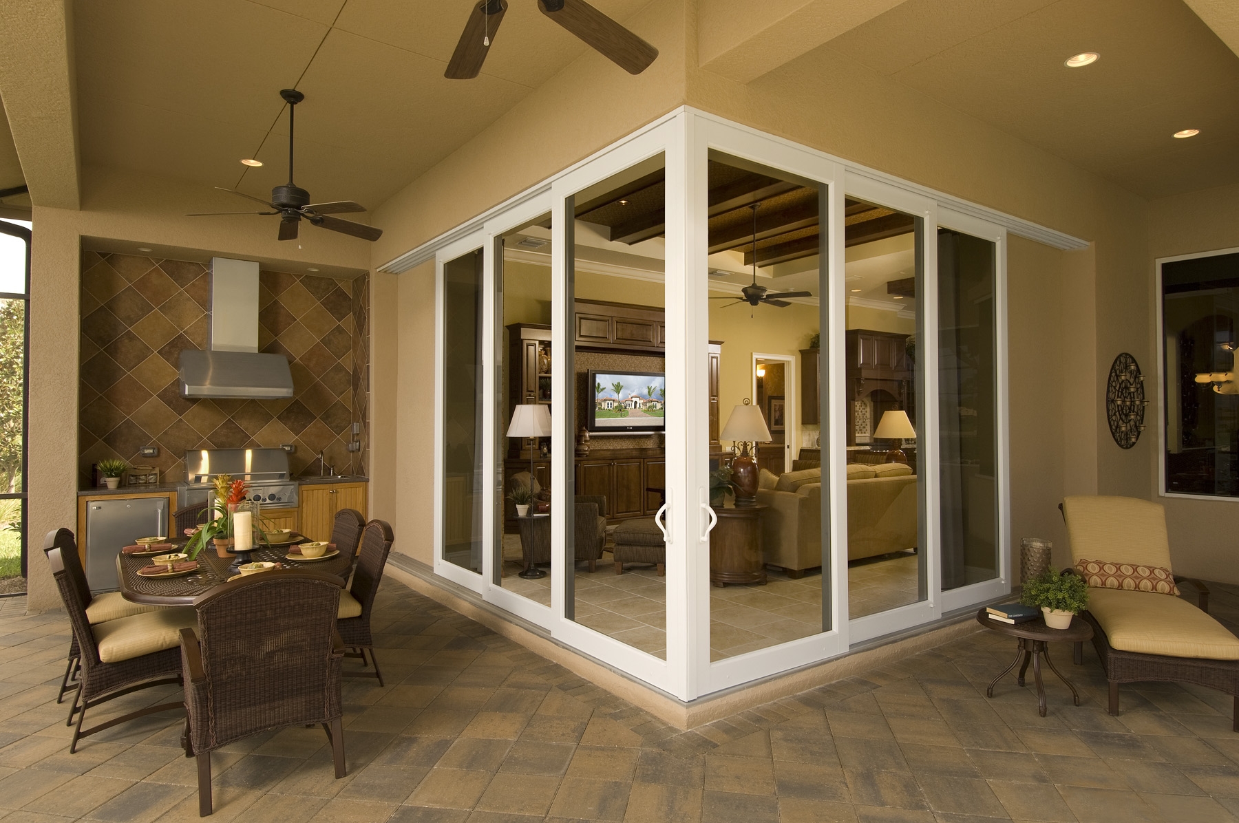 Corner Meet Sliding Glass Doors1800 X 1196