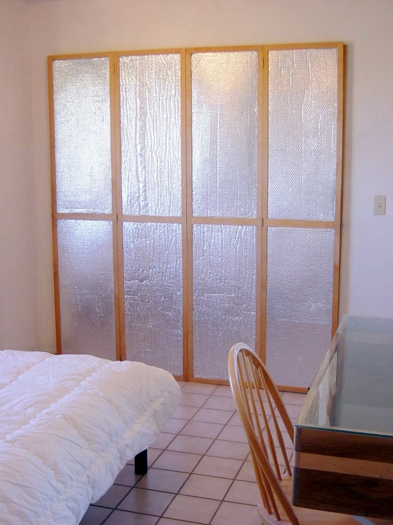 Insulate Sliding Glass Patio Doorinsulating window or door shutters using astrofoil reflective