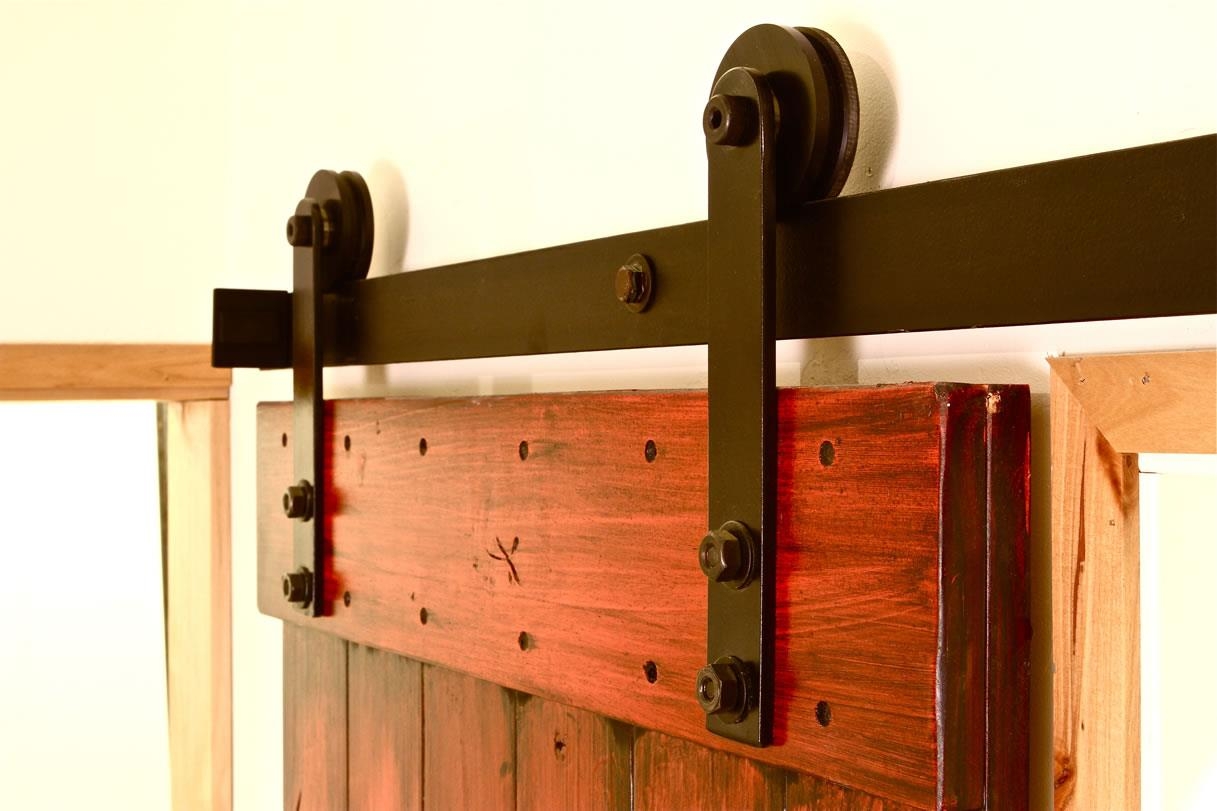 Interior Sliding Barn Wood Door Hardware Track Set