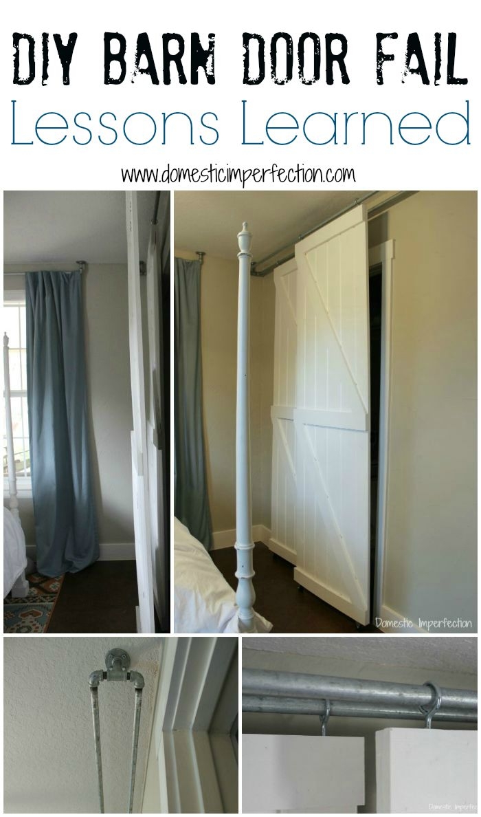 Overlapping Sliding Shed Doors