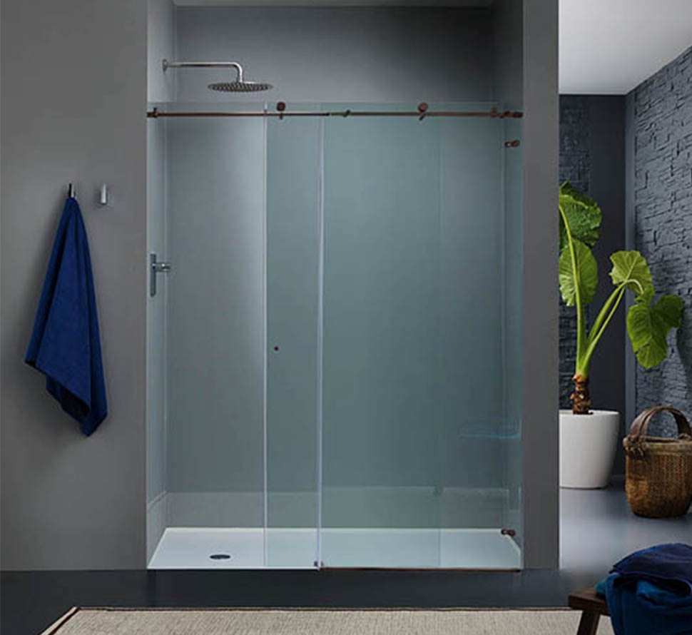 Plexiglass Sliding Shower Doors970 X 890
