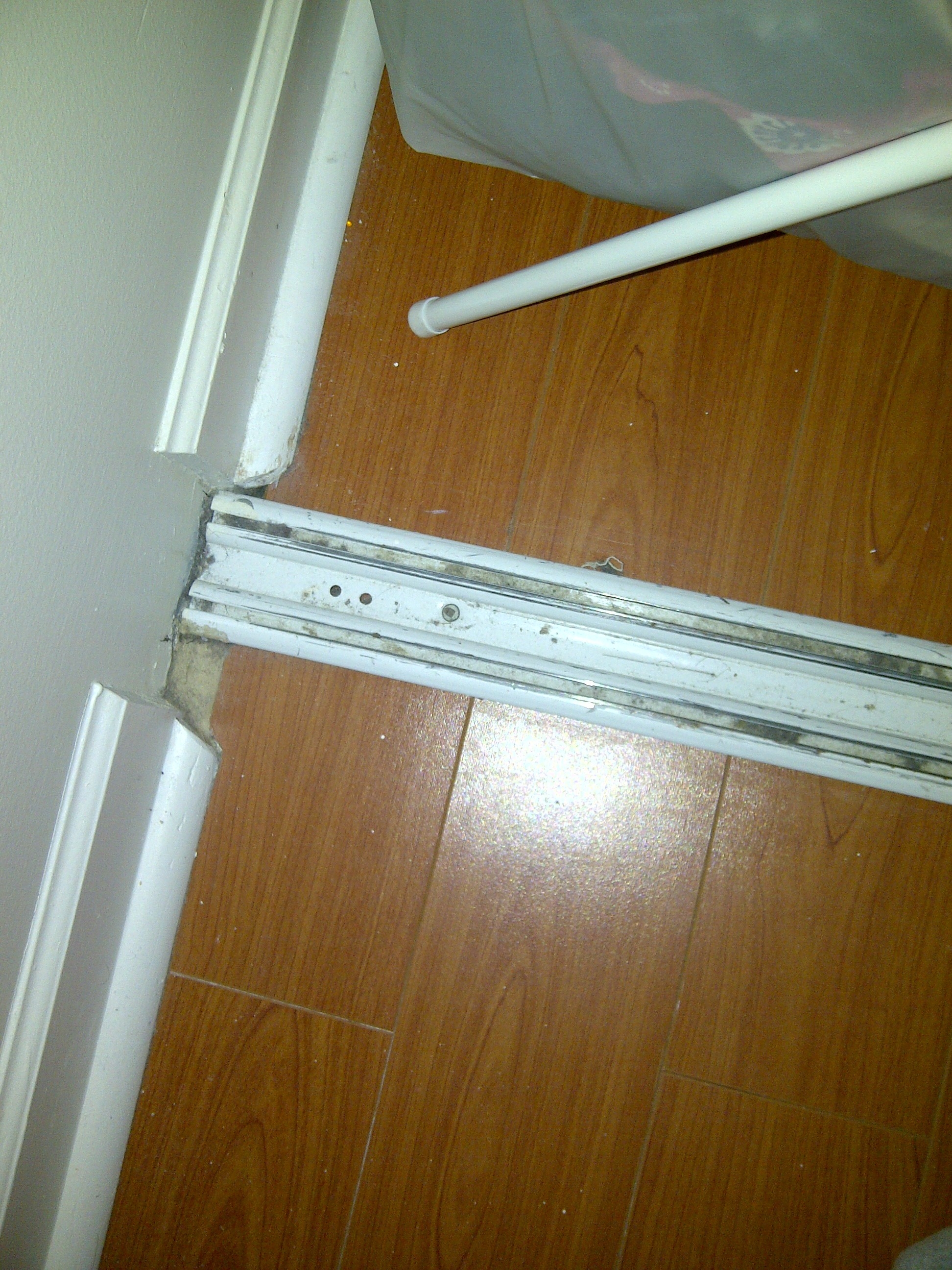 Sliding Closet Door Floor Track1944 X 2592