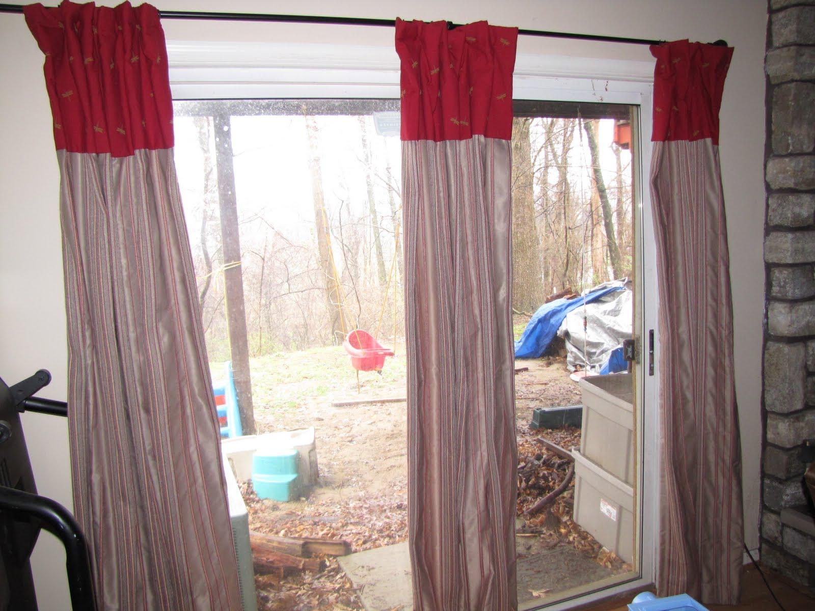 Sliding Door Curtains Decorating IdeasSliding Door Curtains Decorating Ideas