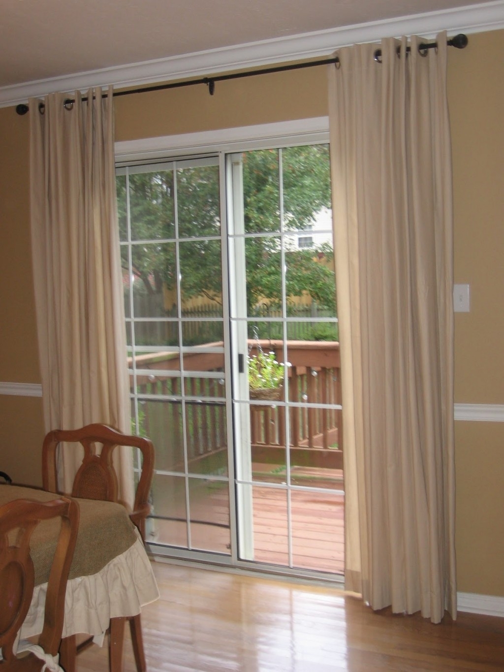 Sliding Patio Door Curtain Ideassliding glass door window treatments owens olivia custom window