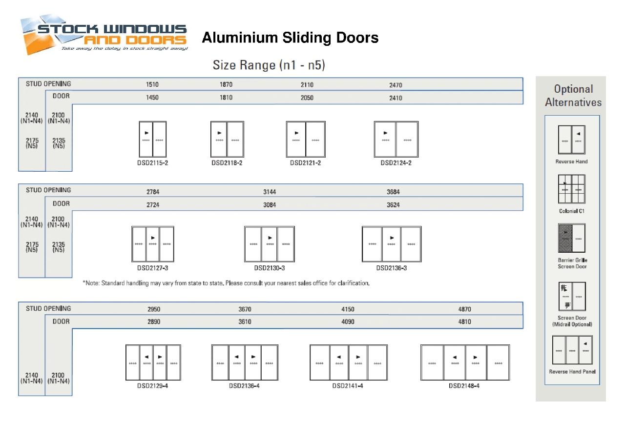 Standard Size Folding Sliding Doors - Sliding Doors.