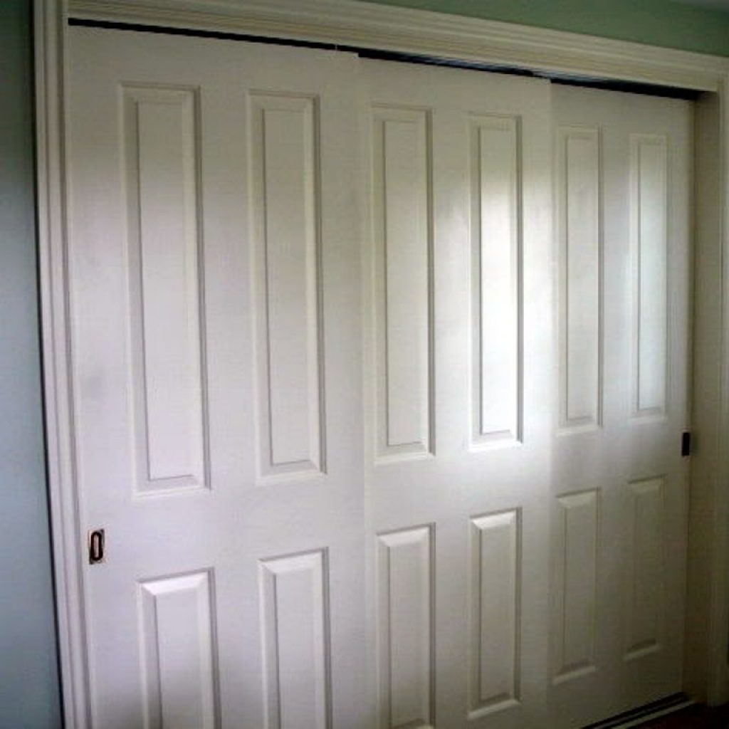 Triple Panel Sliding Closet Doors
