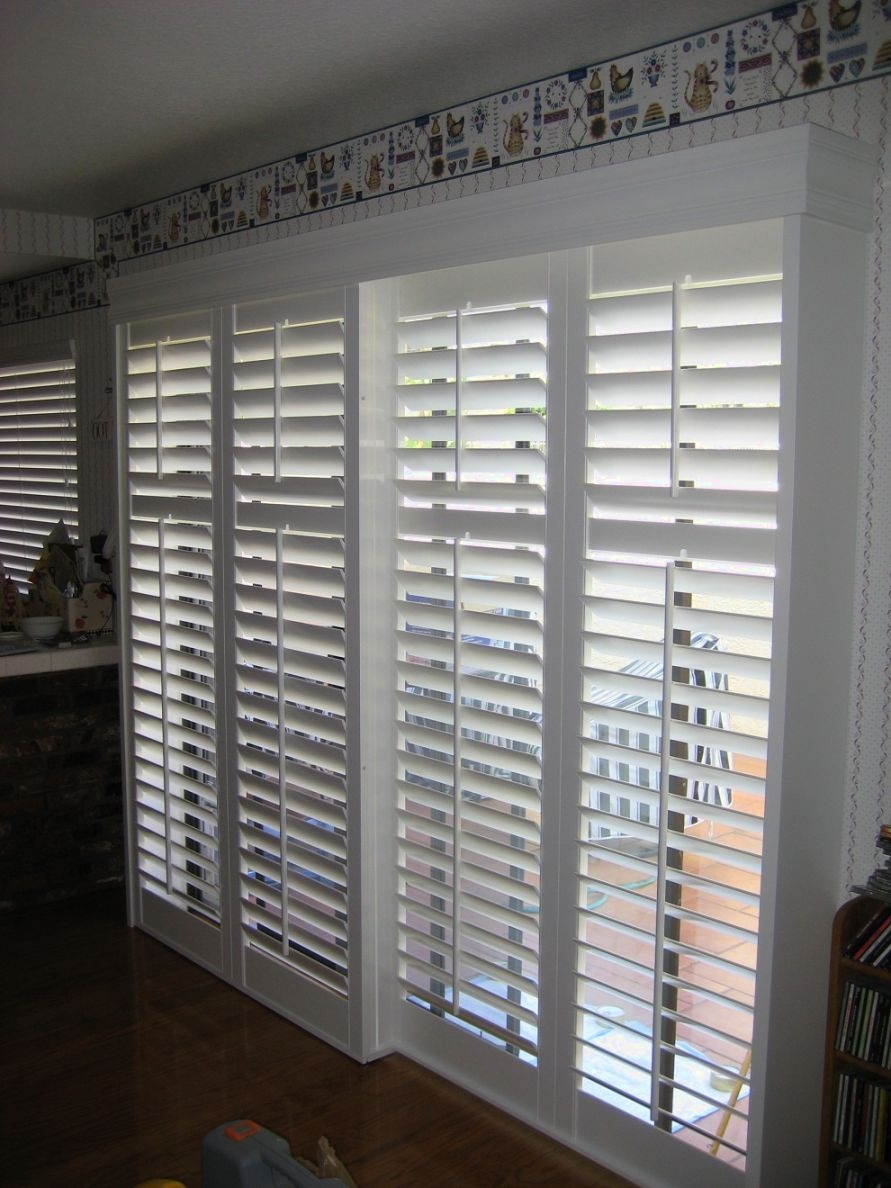 Wooden Shutters For Sliding Glass Doors