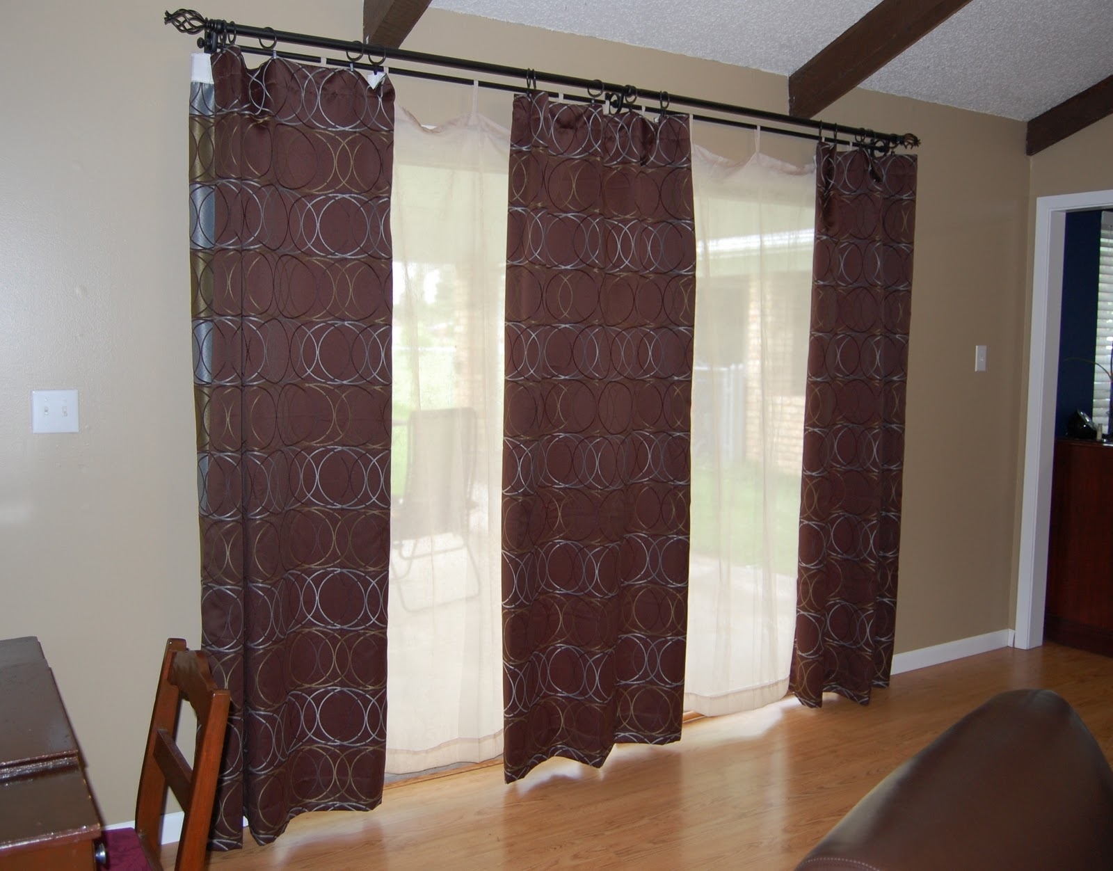 3 Panel Sliding Glass Door Curtainscurtains konica minolta digital camera blackout patio door