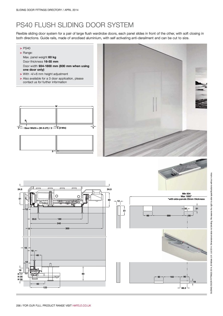 Hafele Flush Sliding Door System909 X 1286