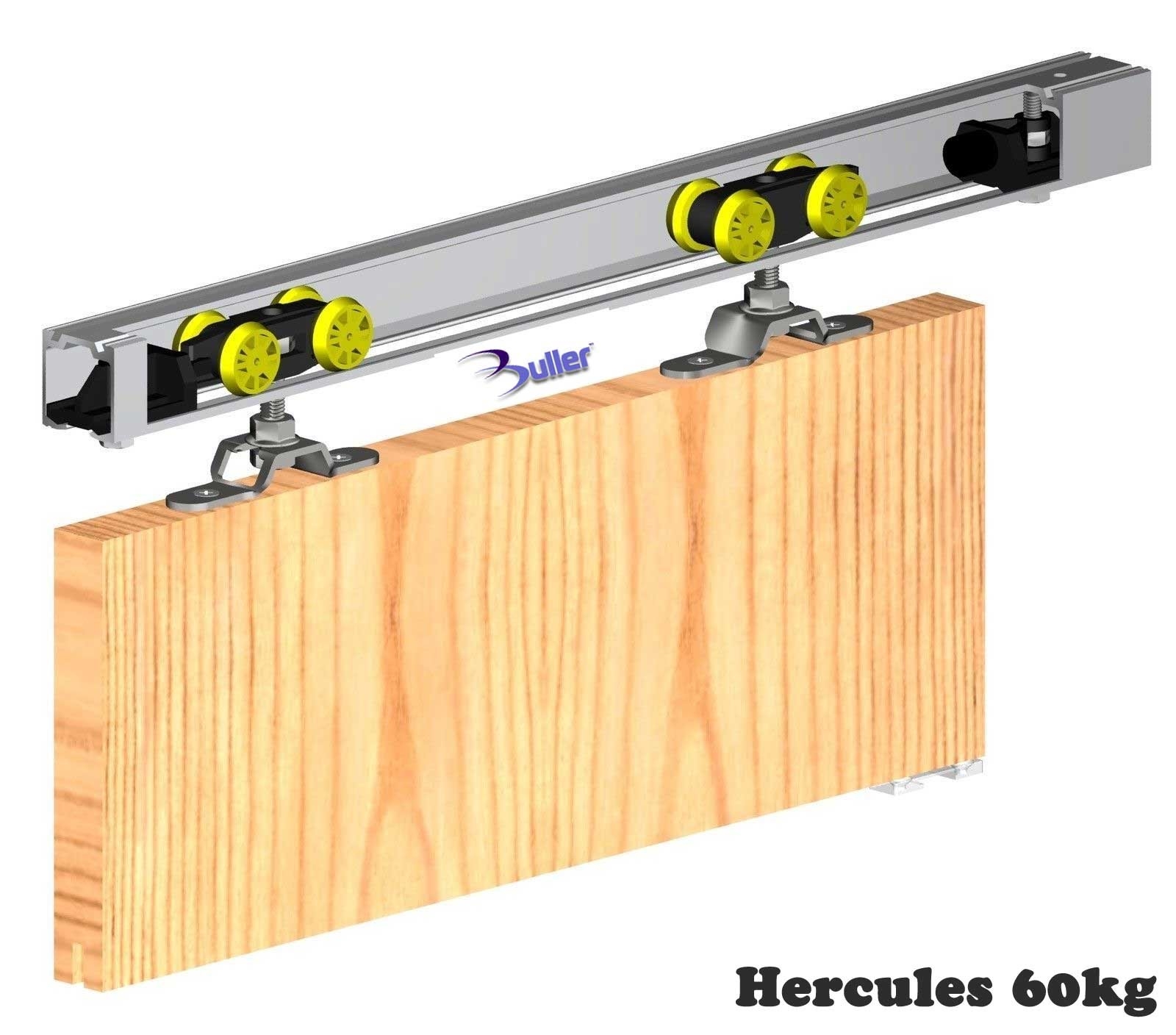 Heavy Duty External Sliding Door Gearhercules sliding door gear top hung track and rollers for 60kg