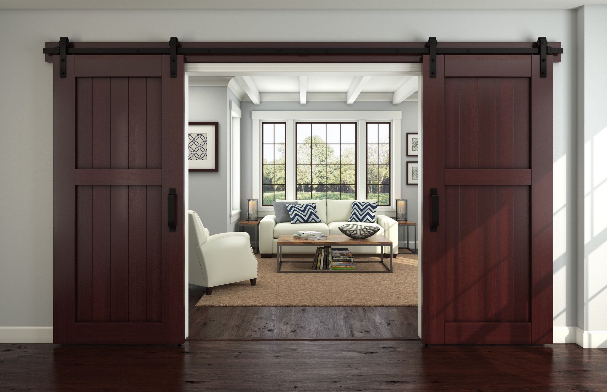 Interior Hanging Sliding Barn Doorsinterior design new ideas for barn doors nj