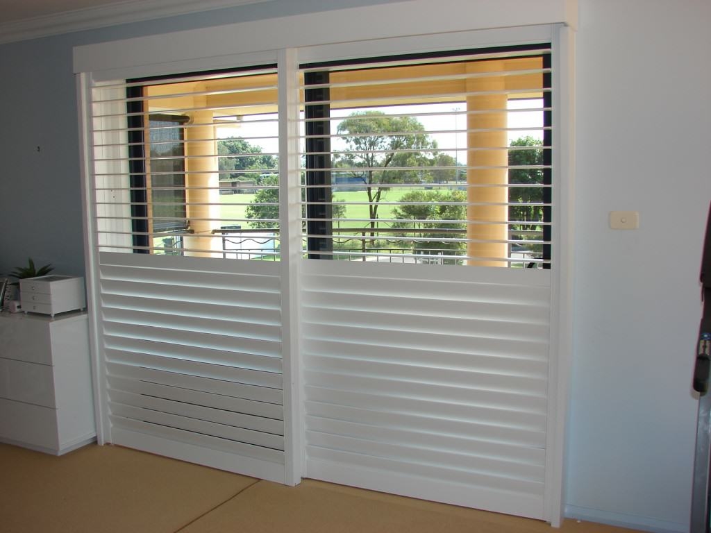 Bypass Plantation Shutters Sliding Glass Doors1024 X 768