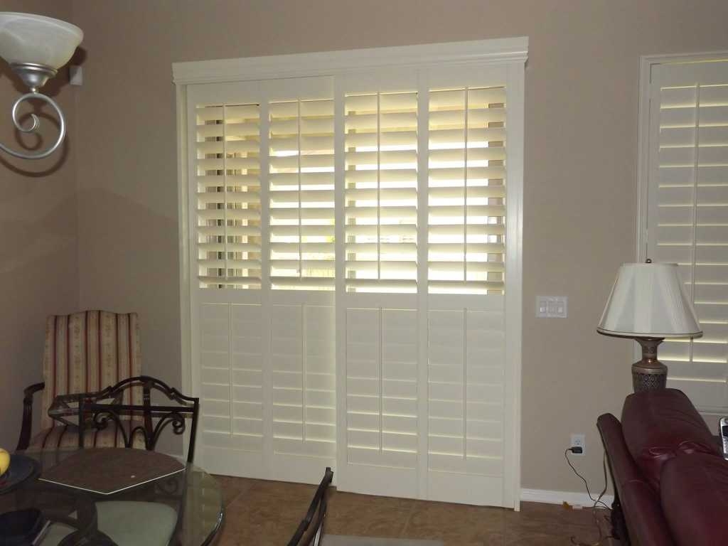 Faux Wood Blinds For Sliding Glass Doors, Wooden Blinds For Sliding Patio Doors