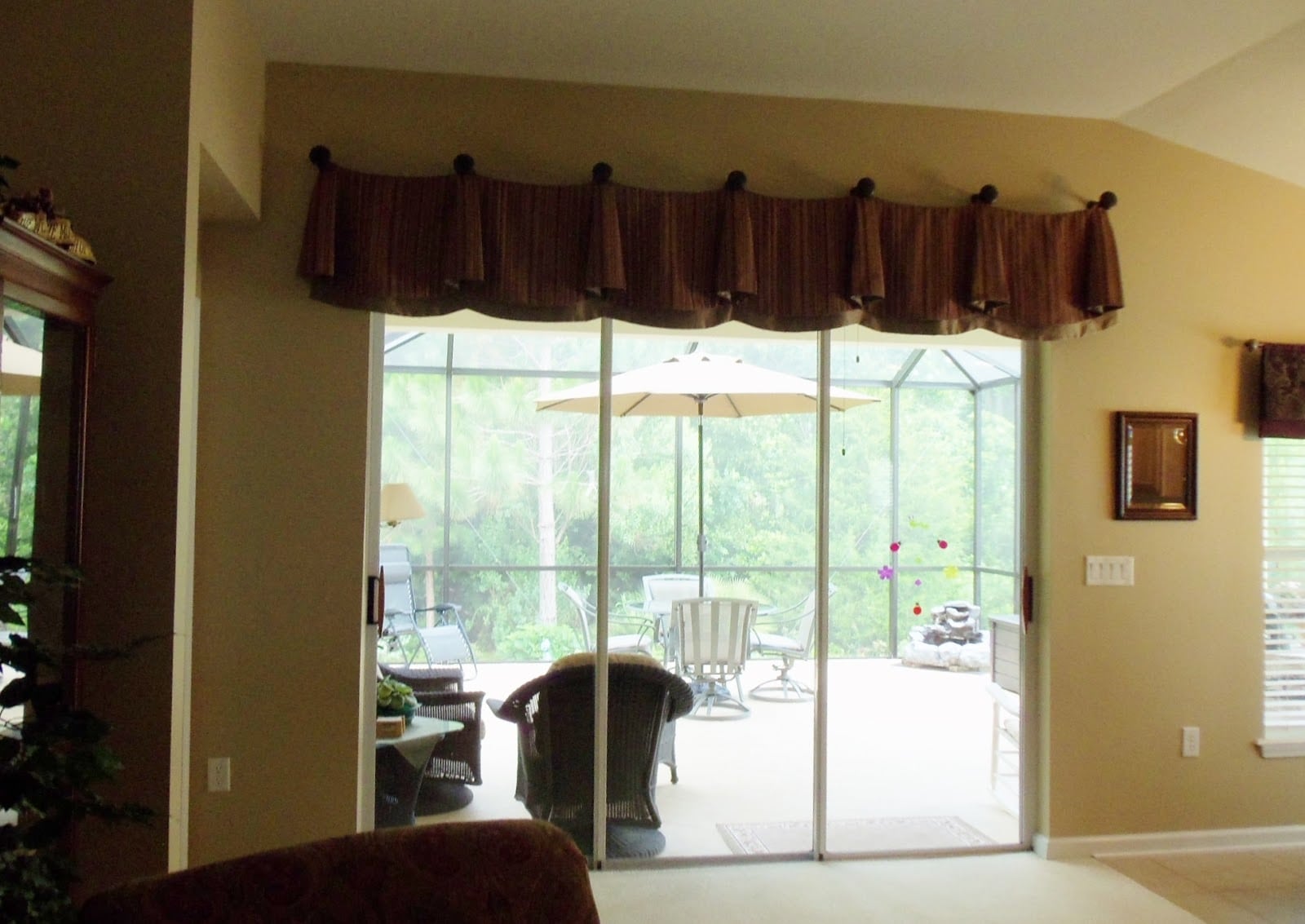 Sliding Door Valance IdeasSliding Door Valance Ideas