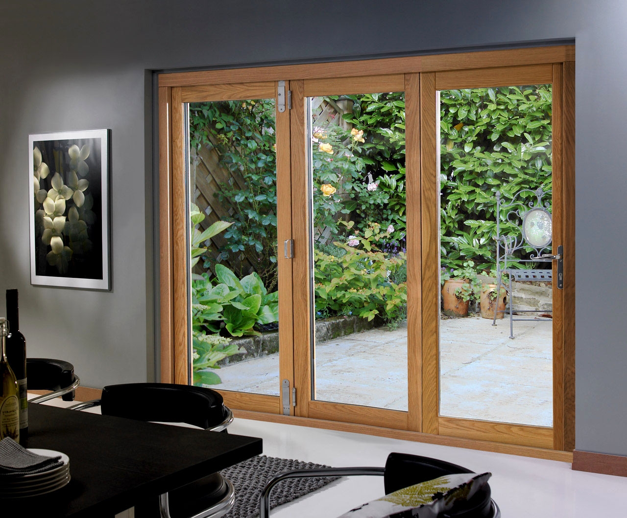 Triple Wide Sliding Glass Doors