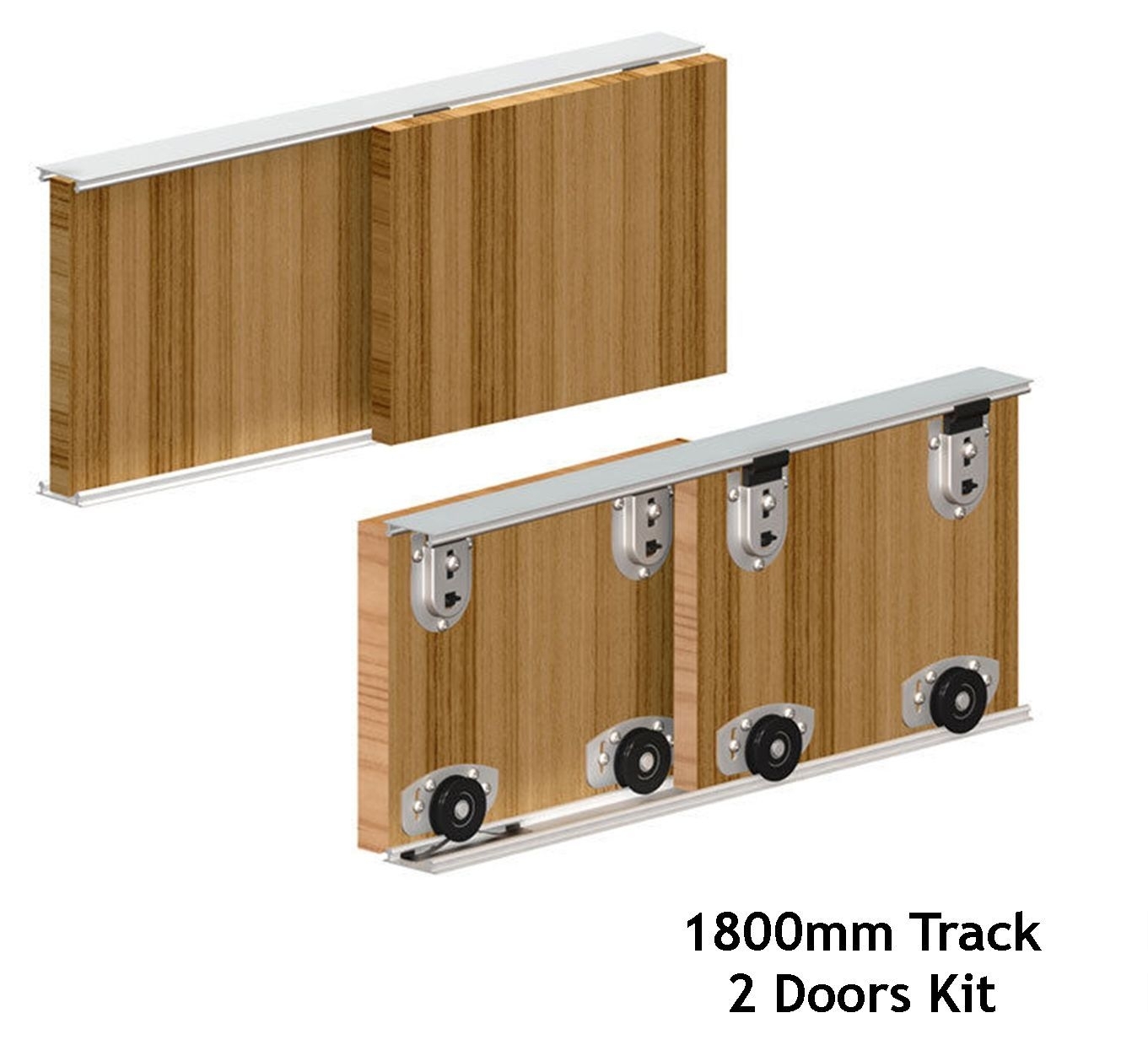 Ares Sliding Wardrobe Door Track Kit