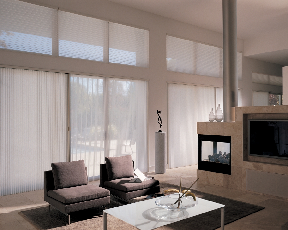 Contemporary Window Coverings Sliding Glass Doors