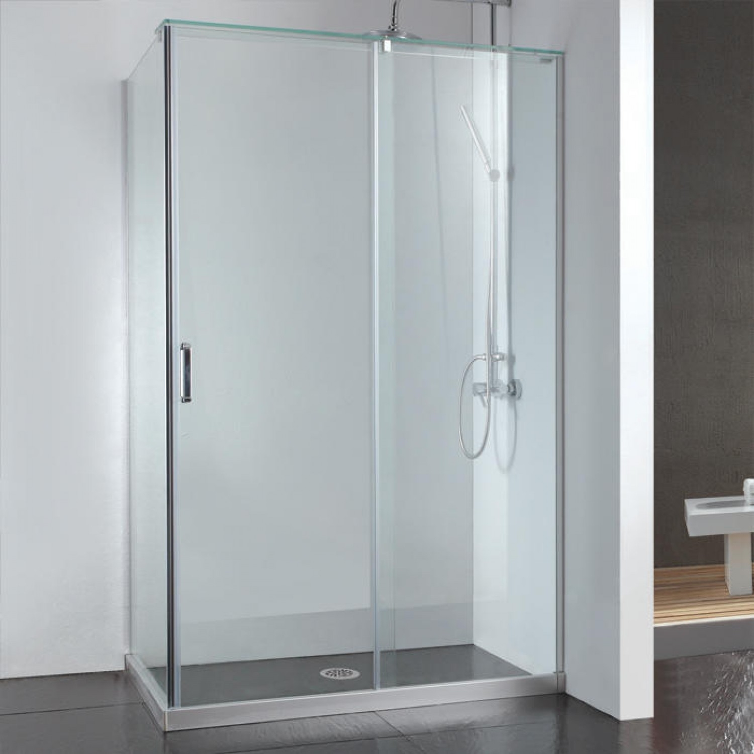 Corner Sliding Glass Shower Doors