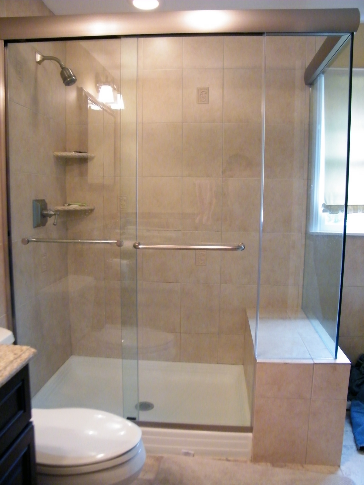 Custom Frameless Sliding Shower DoorsCustom Frameless Sliding Shower Doors