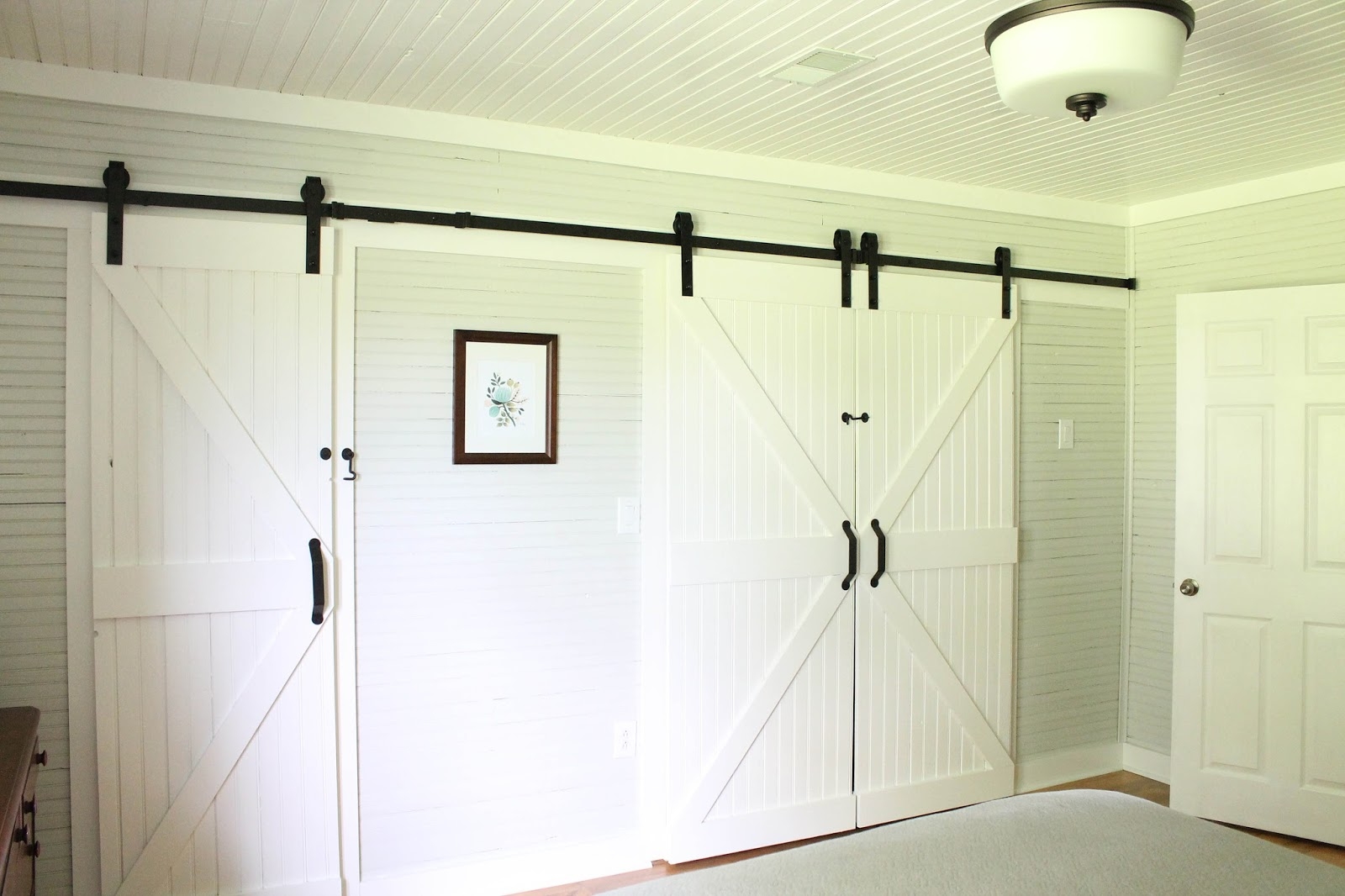 Doors That Slide Back Into Wallkeeping it cozy a wall of sliding barn doors