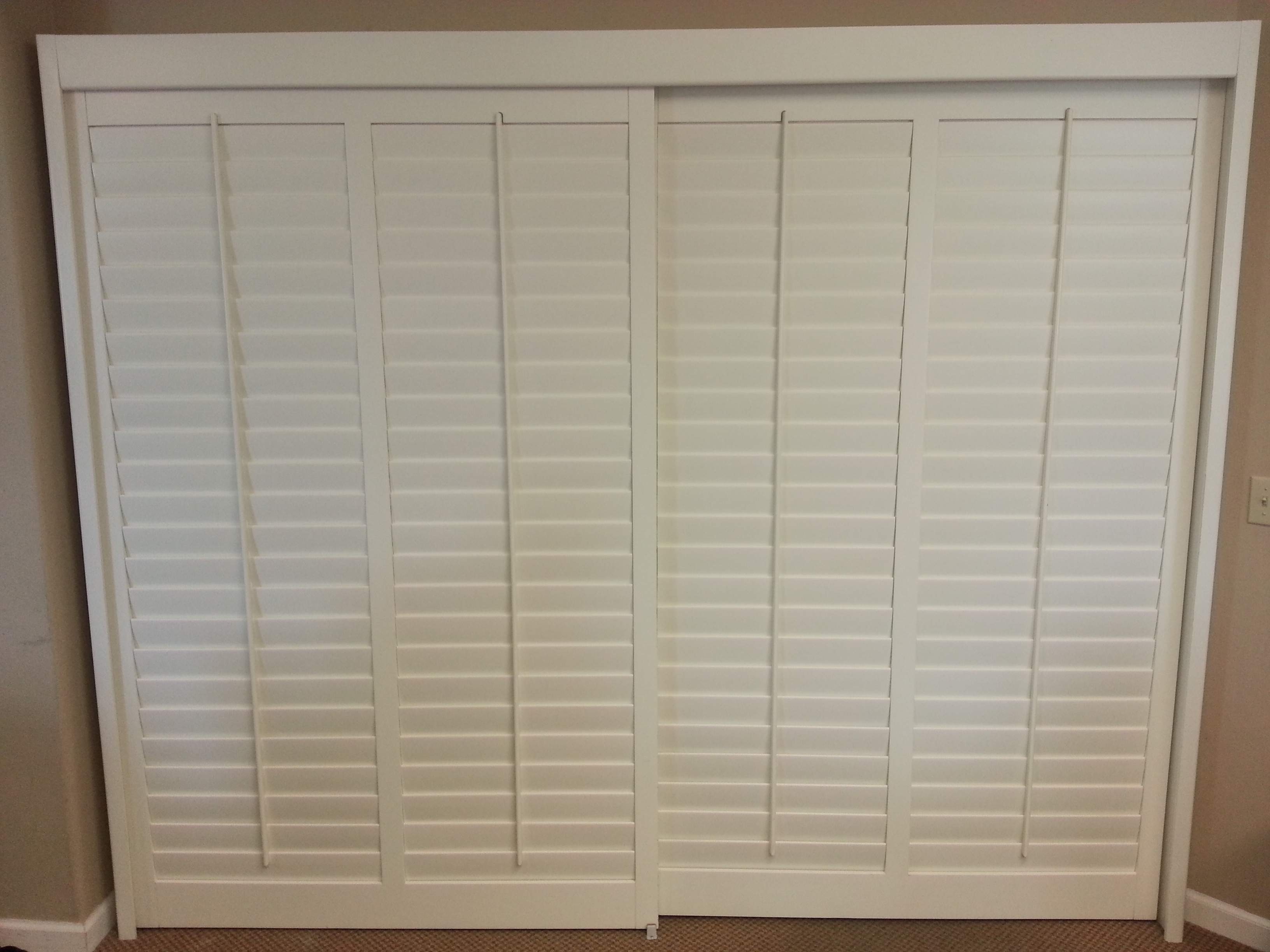 Faux Wood Shutters For Sliding Glass Doorsmeasuring plantation shutters for sliding glass doors