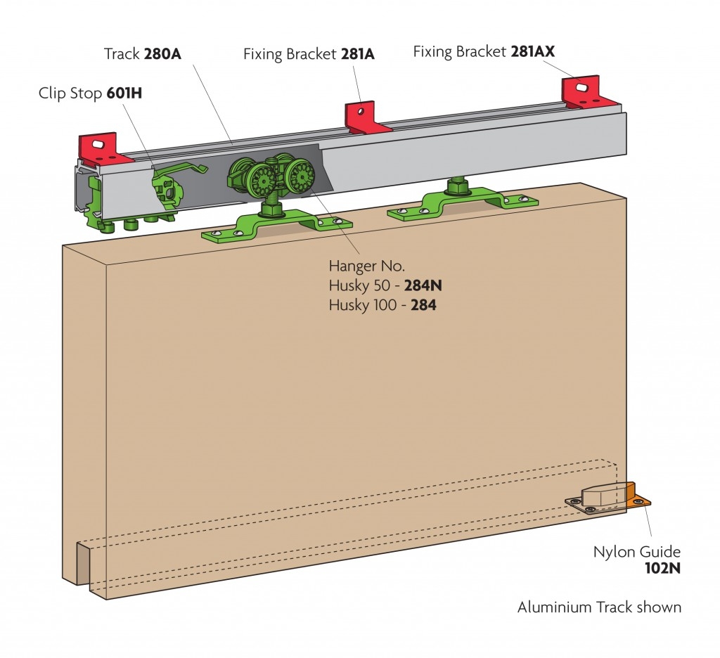 Henderson Husky Sliding Door HardwareHenderson Husky Sliding Door Hardware