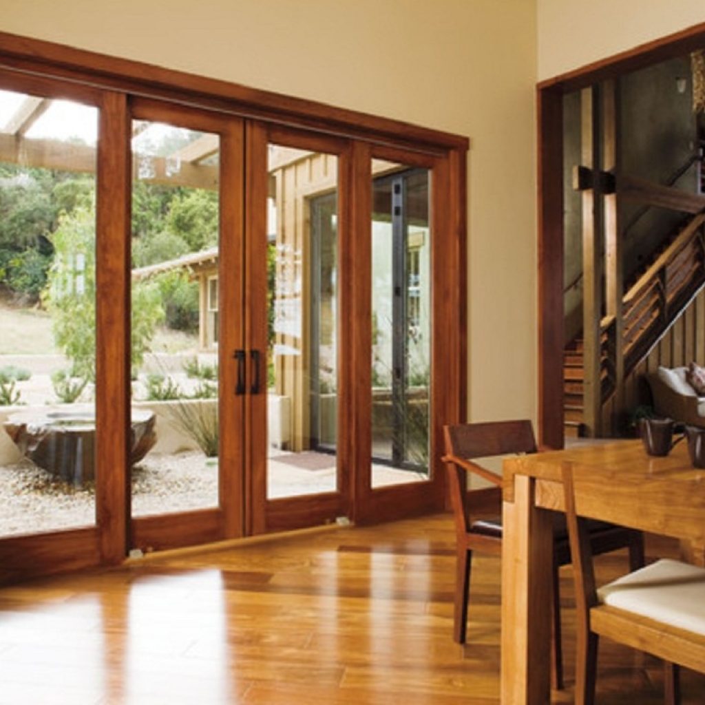 Large Wood Sliding Glass Doors
