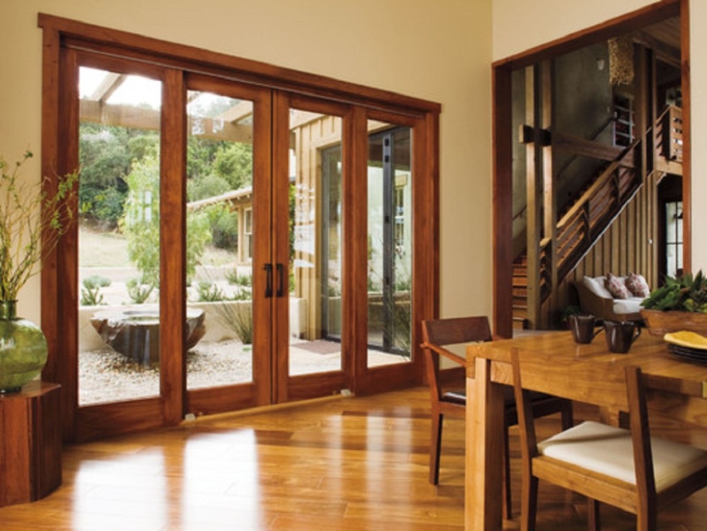 Large Wood Sliding Glass Doors