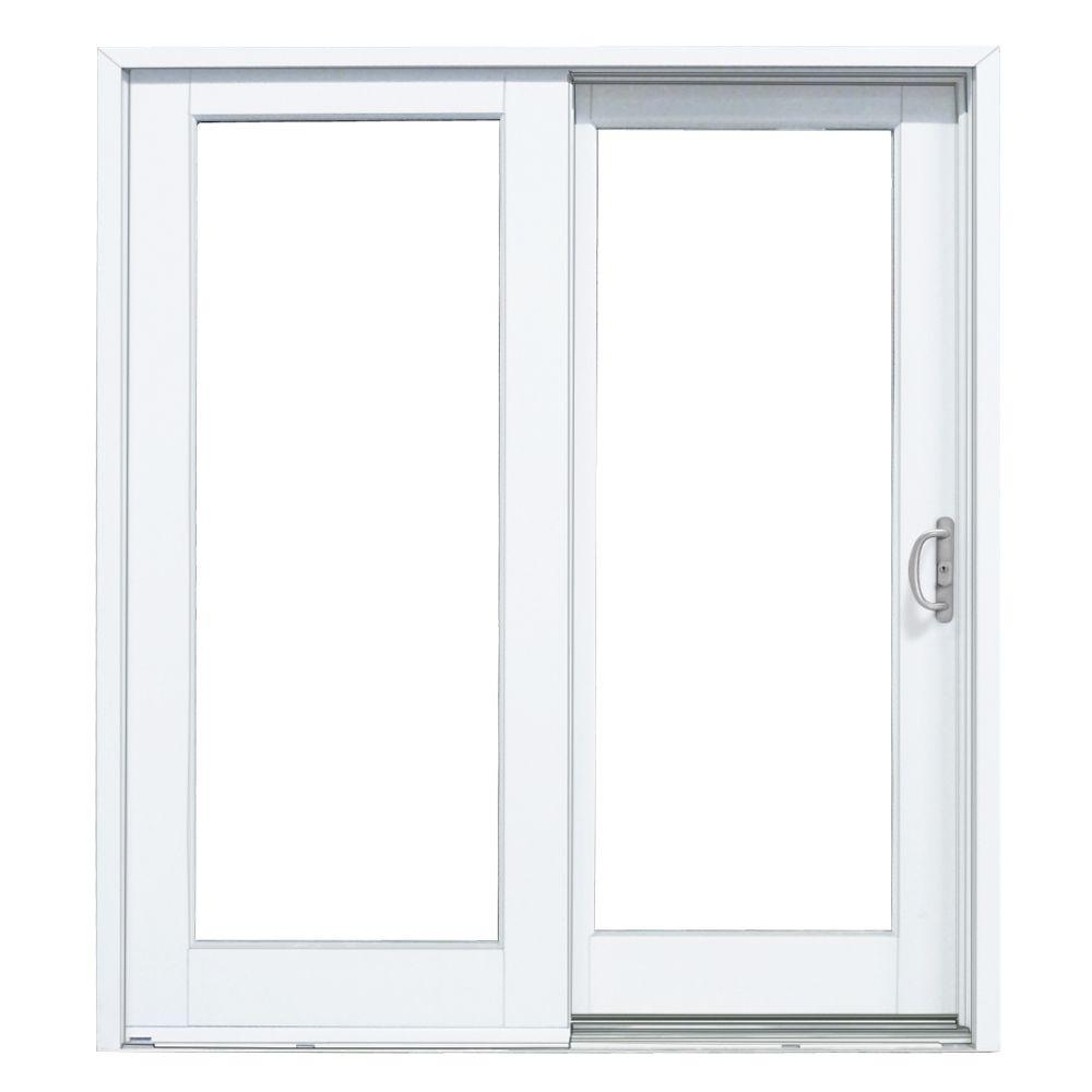 Masterpiece Sliding Door Screenmasterpiece 72 in x 80 in smooth white right hand composite