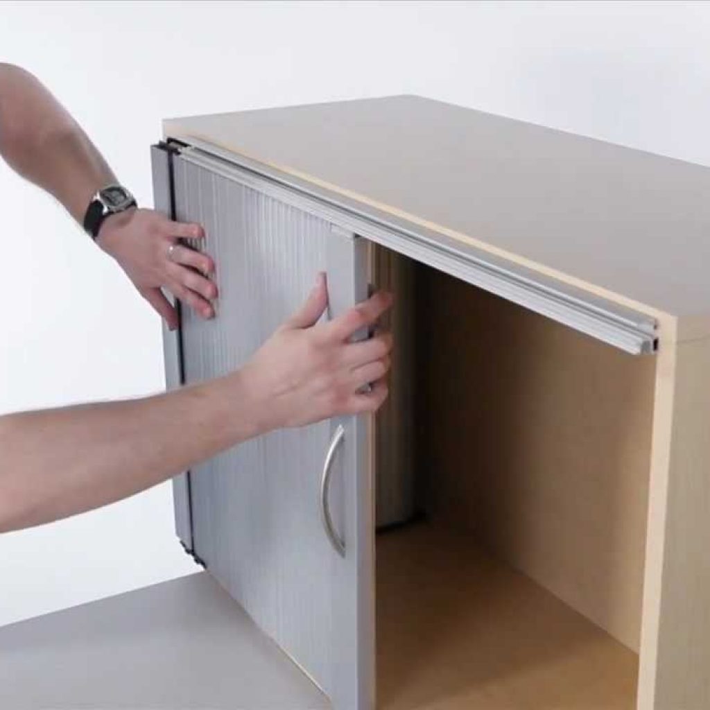 Plastic Sliding Door Tracks Cabinetsinstalling a single horizontal tambour door with spiral track