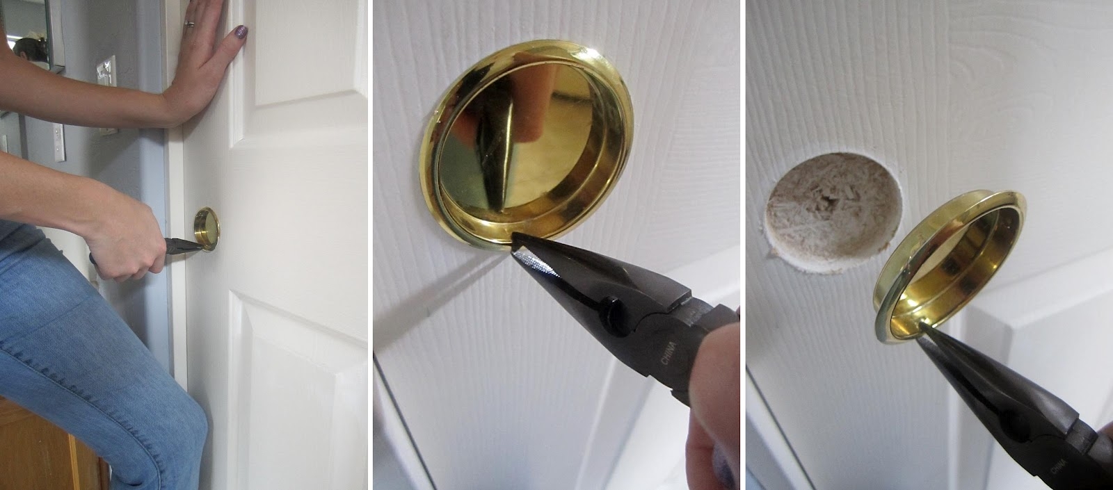 Round Sliding Closet Door Pullsthe creative cub diy door handle upgrade